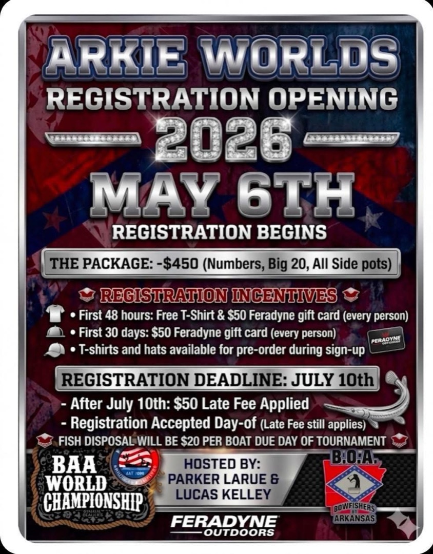 2026 Arkie Worlds registration details — package, incentives, deadline & late fee