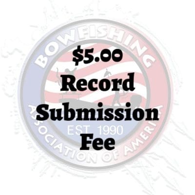 Record Submission Fee (Adults Records Only)